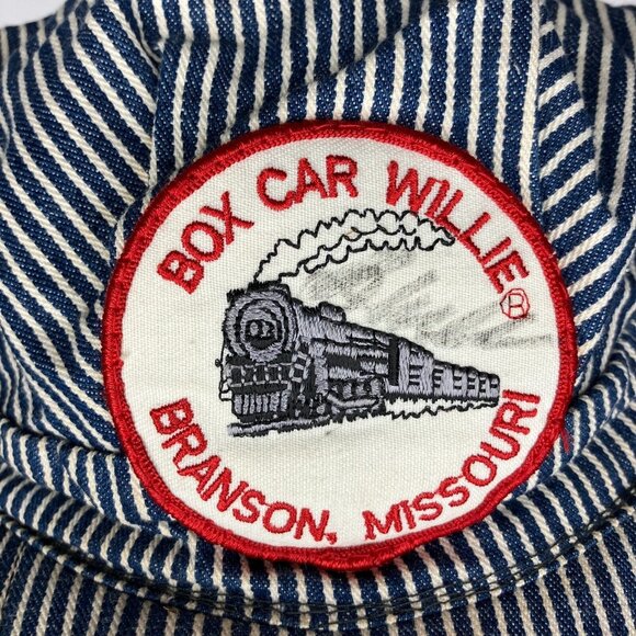 Vintage Box Car Willie Branson Missouri Adjustable Hat Cap Train Conductor READ - Picture 2 of 9